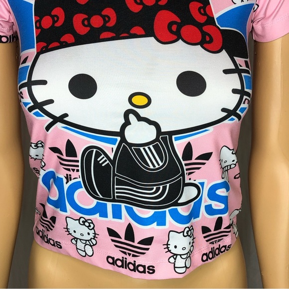 Adidas Hello Kitty Short Sleeve Graphic Baby Tee - Picture 6 of 10